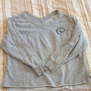 Gray Shirt with Graphic Print